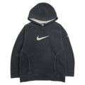 Vintage 2000s Nike Fleece Swoosh Hoodie Black
