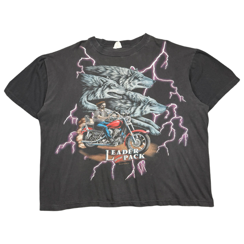 Vintage American Thunder Leader Of The Pack Tee Black | Vintage Clothing Store Canada