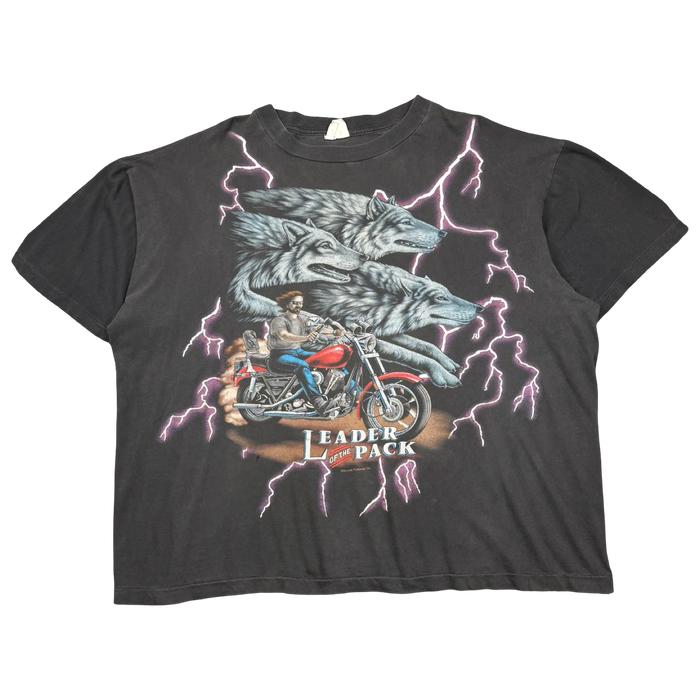 Vintage American Thunder Leader Of The Pack Tee Black | Vitnage Clothing Store Canada