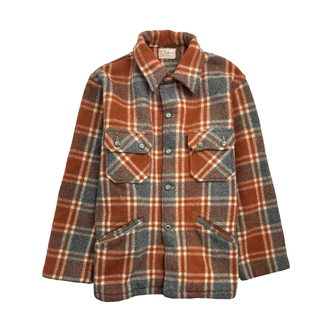 (M) Vintage 90s Wool Chippewa Button Up Flannel