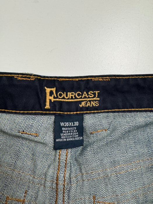 Vintage Y2k Fourcast Jeans Denim Pants | Vitnage Clothing Store Canada