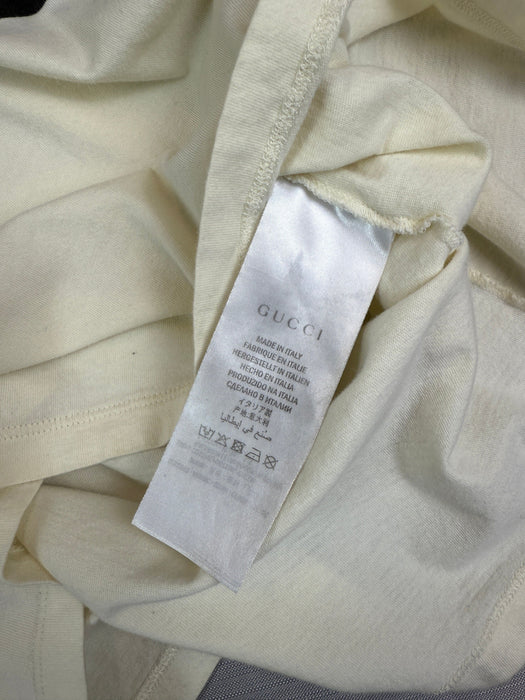 Gucci Interlocking GG Tee Cream (USED) | Vitnage Clothing Store Canada