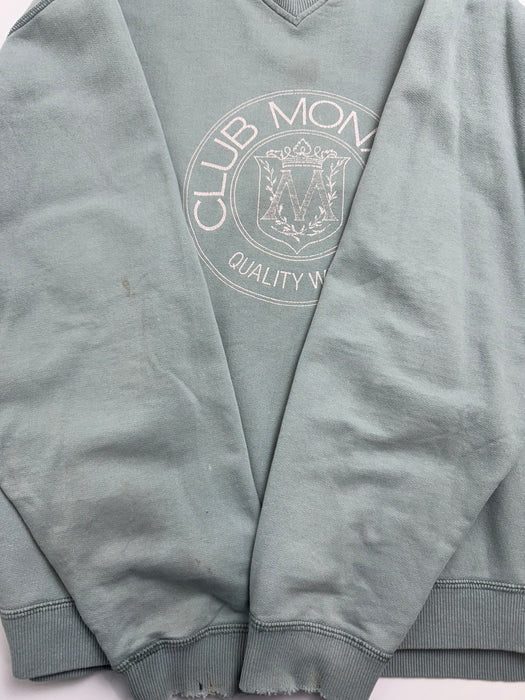 (L) Vintage Club Monaco Sweatshirt Mint | Vitnage Clothing Store Canada