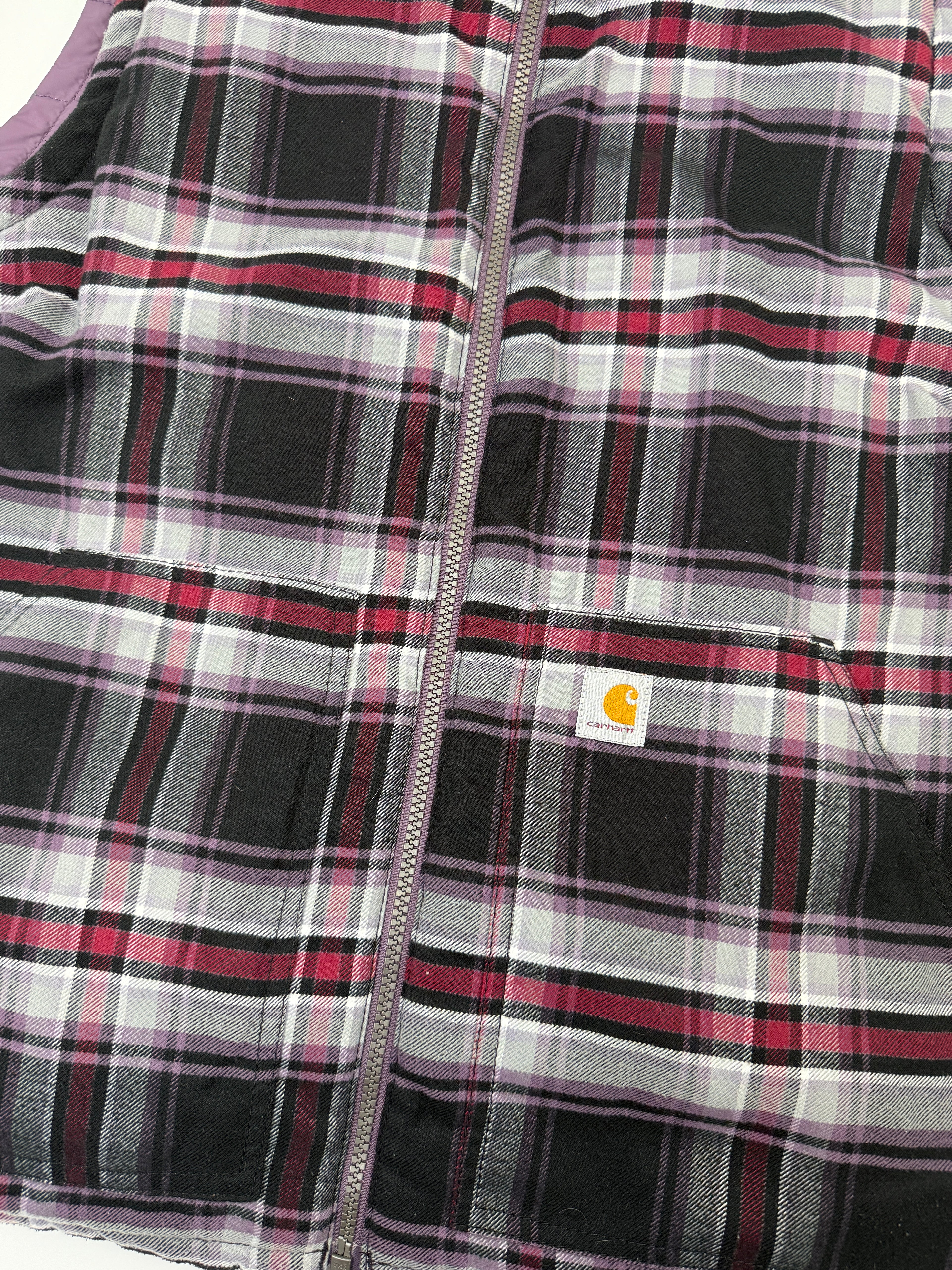 Carhartt Reversible Insulated Vest Plaid/Purple