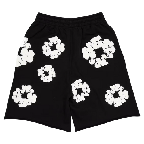 Denim Tears The Cotton Wreath Sweatshorts Black | Vintage Clothing Store Canada