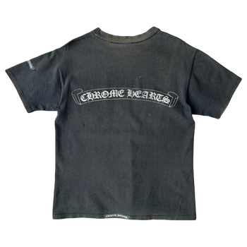Vintage Chrome Hearts Scroll Logo T-shirt