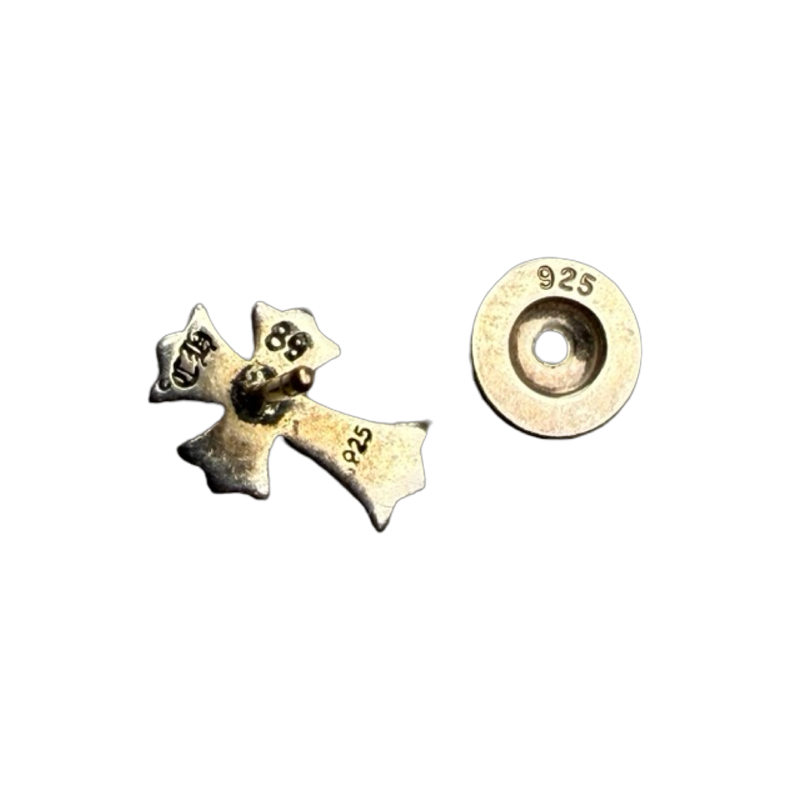 Chrome Hearts Cross Fat Stud Earring