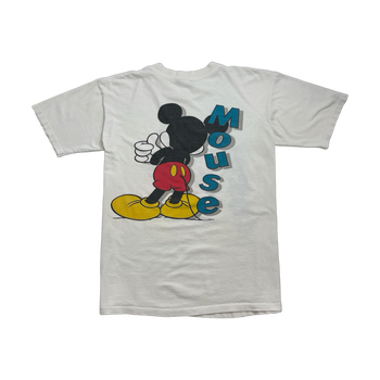 (M) Vintage Disney Mickey Mouse Tee White