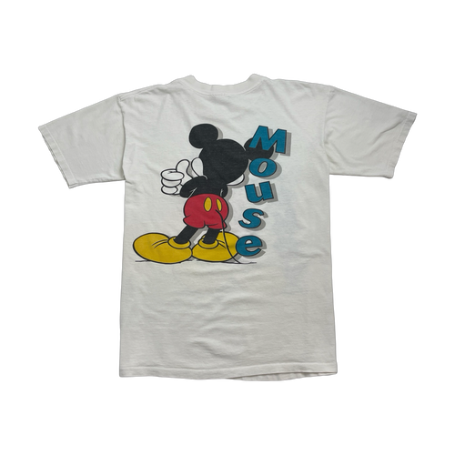 (M) Vintage Disney Mickey Mouse Tee White | Vintage Clothing Store Canada