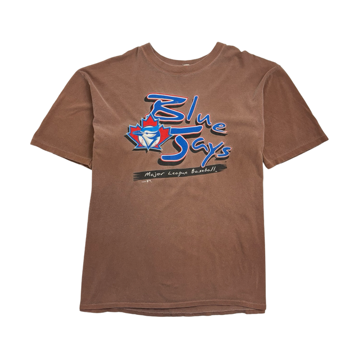 Vintage 90s MLB Toronto Blue Jays Tee Brown | Vitnage Clothing Store Canada