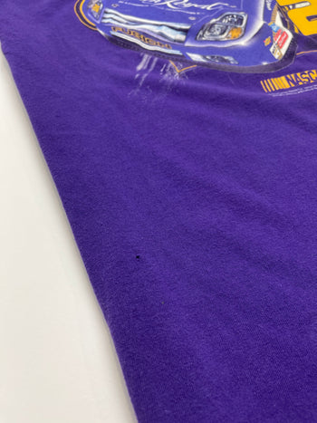 (L) Vintage 2000s Jamie McMurray Nascar Tee Purple