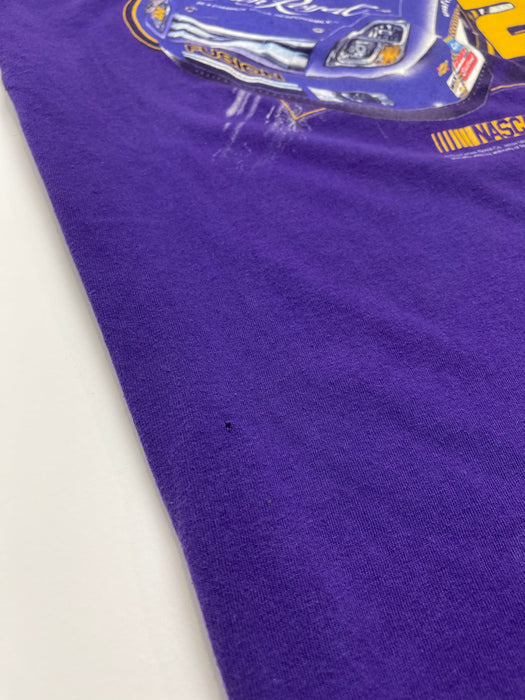 (L) Vintage 2000s Jamie McMurray Nascar Tee Purple | Vitnage Clothing Store Canada