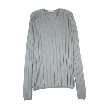Women's Prada Blue V-neck Knit