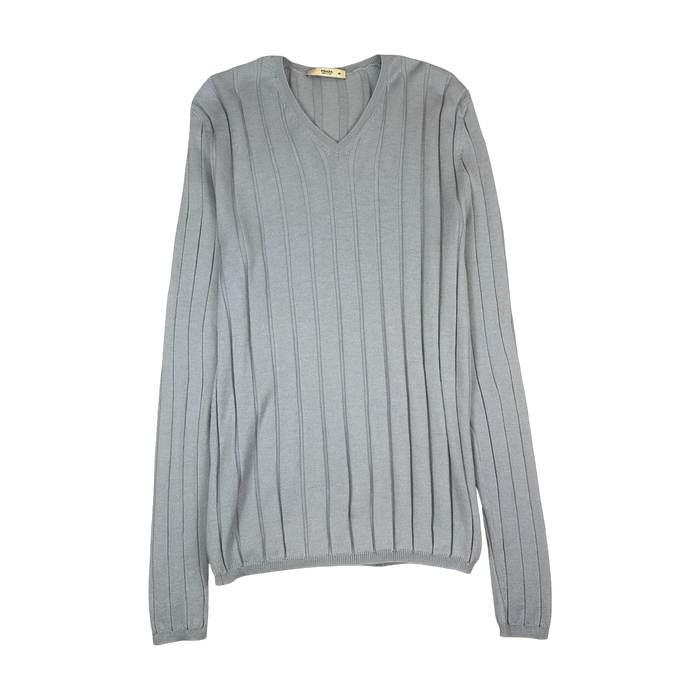 Women's Prada Blue V-neck Knit | Vitnage Clothing Store Canada
