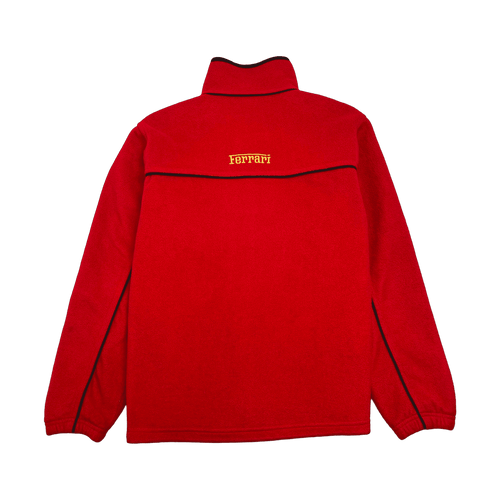 (S) Vintage '99 Scuderia Ferrari Full Zip Fleece Red | Vintage Clothing Store Canada