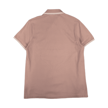 Moncler Striped Button-up Polo Shirt Pink (USED)