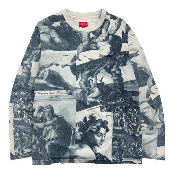 Supreme Michelangelo L/S Top Navy (USED)
