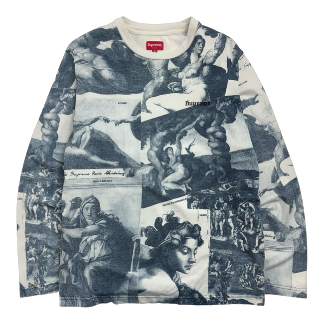 Supreme Michelangelo L/S Top Navy (USED)