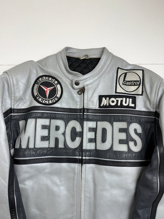 Vintage Mercedes Compressor Leather Racing Jacket | Vitnage Clothing Store Canada