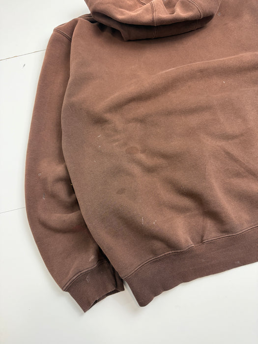 Vintage 2000's Carhartt Pullover Hoodie Brown | Vitnage Clothing Store Canada