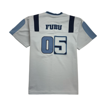 Vintage Y2k FUBU Jersey Light Grey