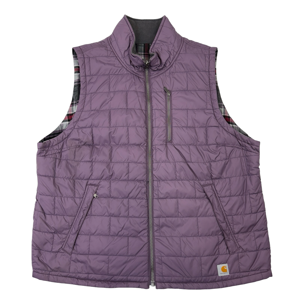 Carhartt Reversible Insulated Vest Plaid/Purple
