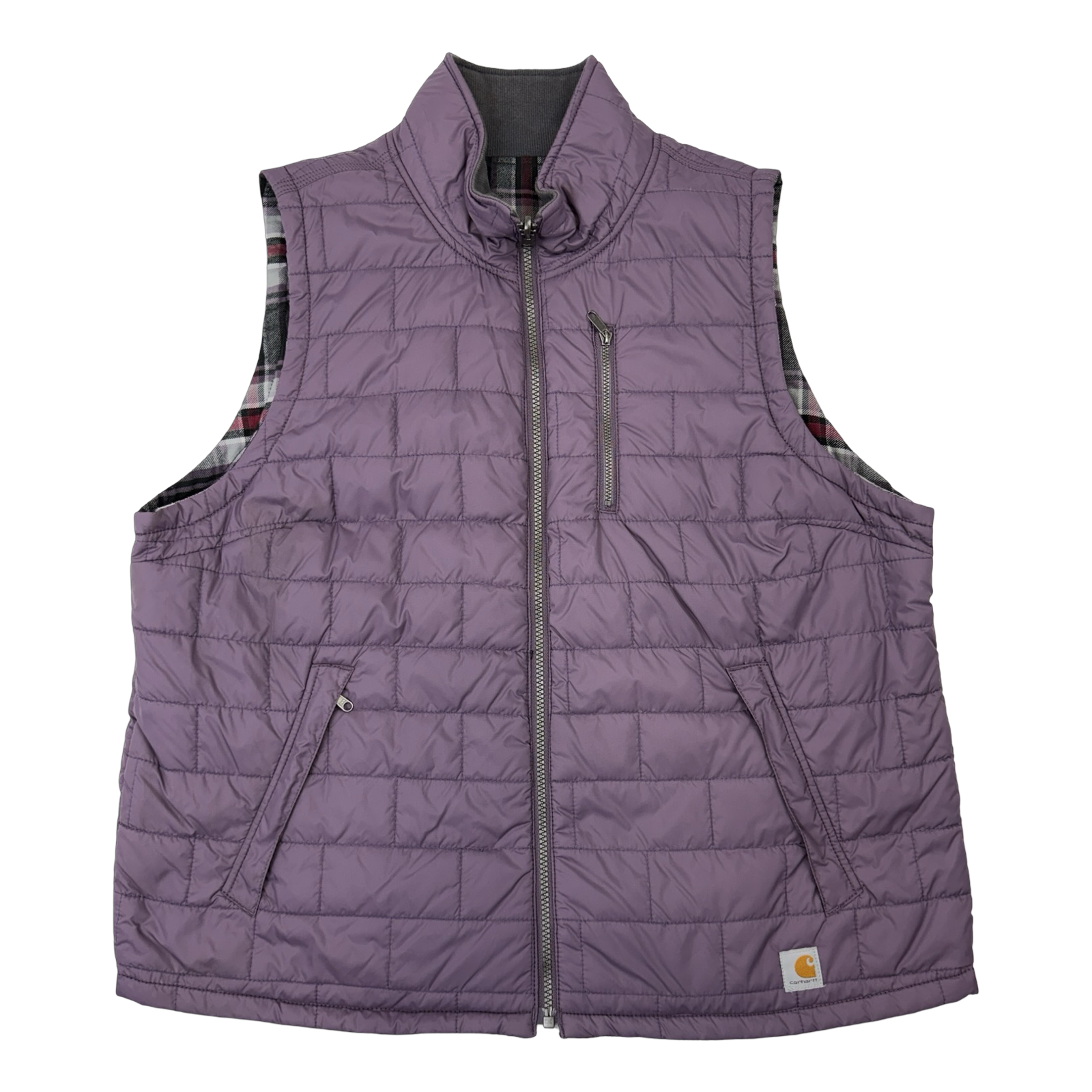 Carhartt Reversible Insulated Vest Plaid/Purple