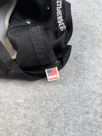 Supreme World 5 Panel Hat Black (USED)