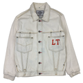 Vintage Looney Tunes Basketball Denim Jacket White