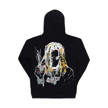 Revenge Lil Durk Painting Hoodie Black