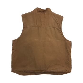 Vintage Carhartt Sherpa lined FR Vest Beige