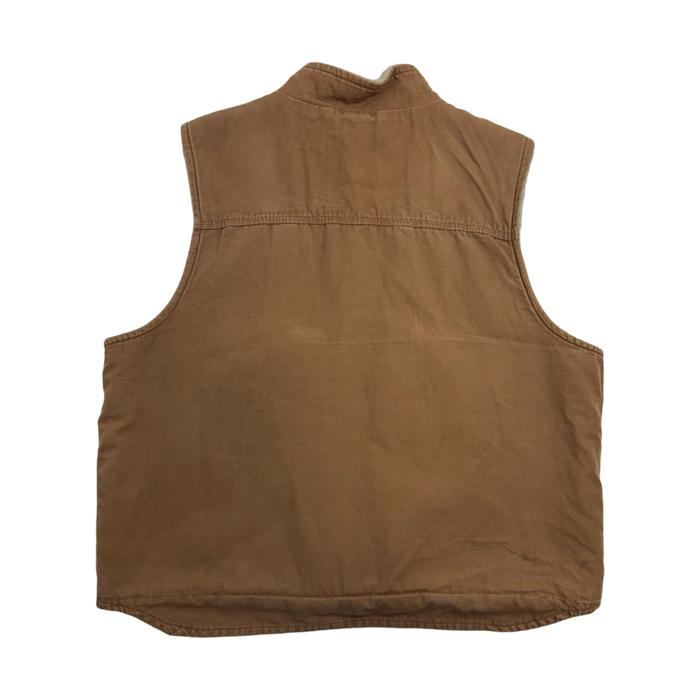 Vintage Carhartt Sherpa lined FR Vest Beige | Vitnage Clothing Store Canada