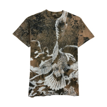 Vintage 90s Nature AOP Tee Brown