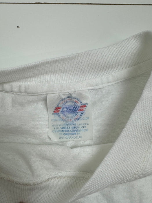 (XL) Vintage '92 Toronto Blue Jays Championship Tee White | Vitnage Clothing Store Canada