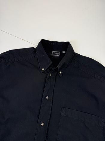 Vintage Versace Dress Shirt Black