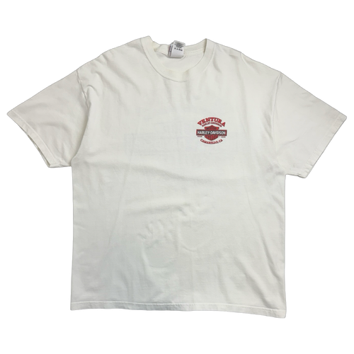 Vintage 2005 Harley Davidson Ventura Tee White | Vintage Clothing Store Canada