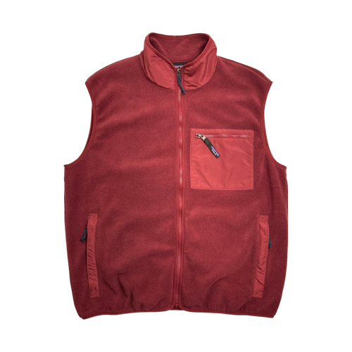 (XL) Vintage Patagonia Synchilla Fleece Vest Red | Vintage Clothing Store Canada