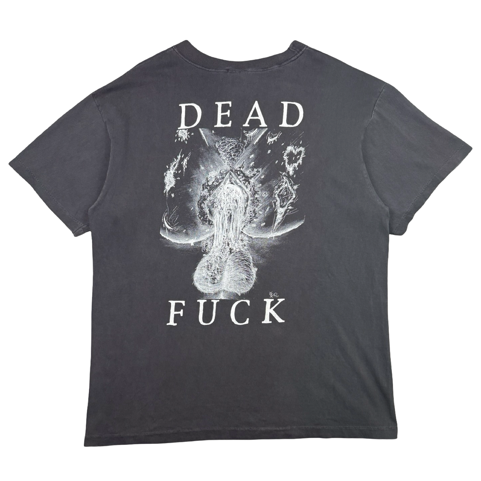 Vintage 90's Sickness Dead F*ck Tee Black