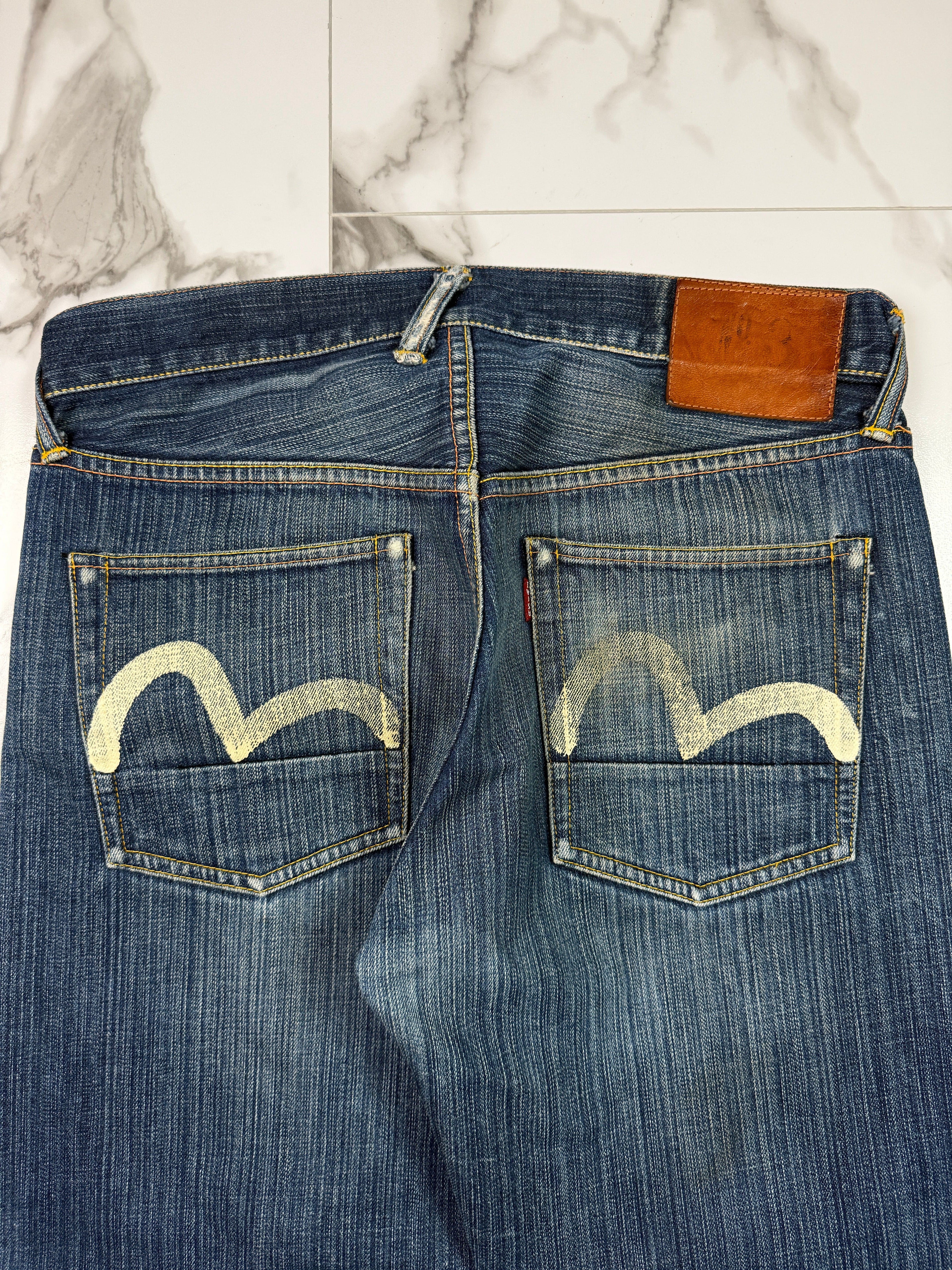 Vintage Evisu No. 3 Double Seagull Denim Pants