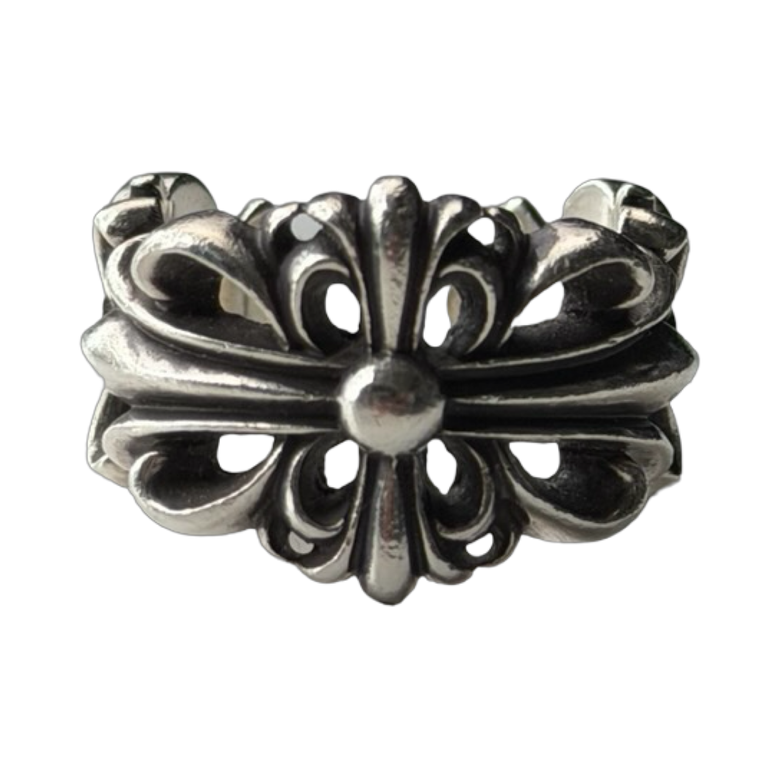 Chrome Hearts Double Floral Cross Ring 11