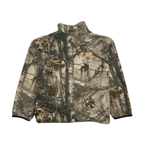 (XL) Browning Realtree Full-Zip Camo Fleece | Vintage Clothing Store Canada