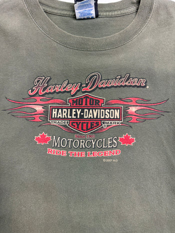 Vintage Redline Harley Davidson Tee Brown