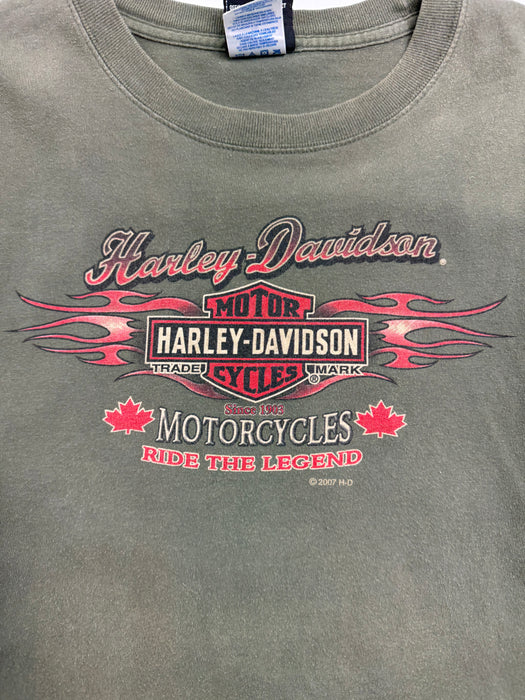 Vintage Redline Harley Davidson Tee Brown | Vitnage Clothing Store Canada