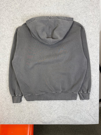 Supreme Overdyed Small Box Zip Up Hoodie Black (USED)