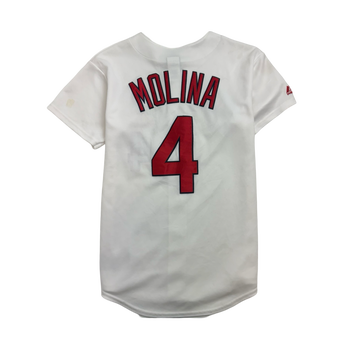 MLB St. Louis Cardinals Yadier Molina Baseball Jersey White