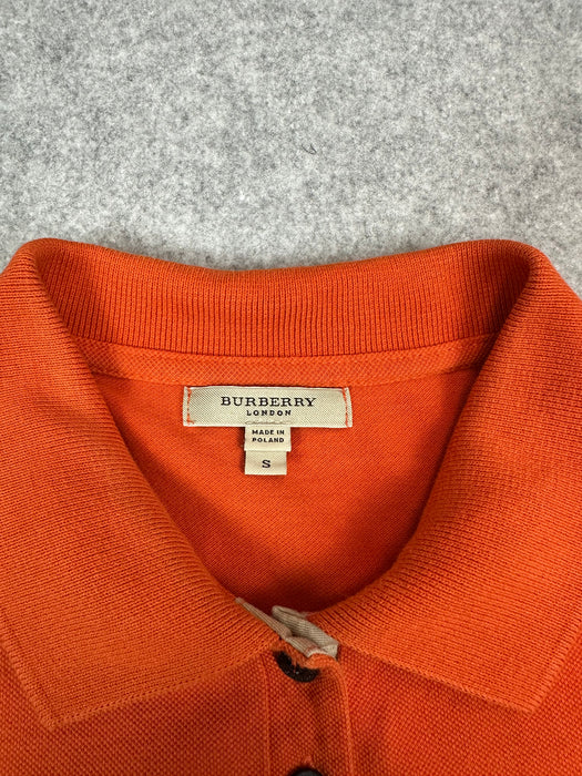 Women's Burberry Polo Shirt Orange | Vitnage Clothing Store Canada