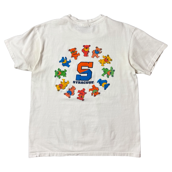 1995 vintage Syracuse x Grateful Dead Tee White | Vitnage Clothing Store Canada