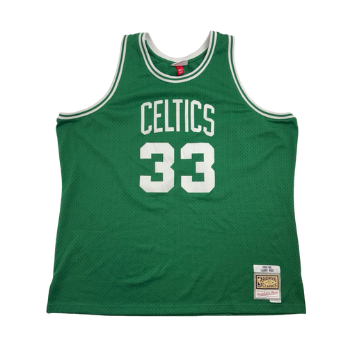 Mitchell & Ness Boston Celtics Larry Bird Jersey Green | Vintage Clothing Store Canada