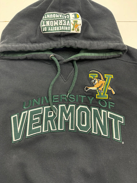 (L) University Of Vermont Hoodie Black | Vitnage Clothing Store Canada