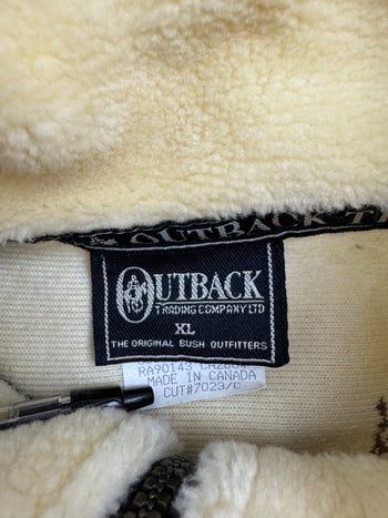 Vintage 90s Outback Nature Fleece Zip-Up